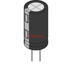 220uF 25V Кондензатор електролитен, THT, ф6.5x12mm Rubycon