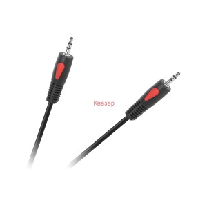 кабел стерео жак 3.5мм (мъжки) - стерео жак 3.5мм (мъжки) 5м Cabletech eco-line