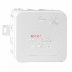 Разклонителна кутия 75x75xd40mm,PP+PE,с уплътнения,IP54