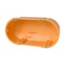 Конзола за гипсокартон двойна 2x68/d47mm, оранжева, PP