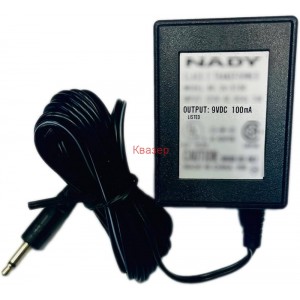 Захранващ адаптер 355D0900010E 9V/0.1A с жак 3.5mm