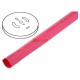 CB-HFT(2X) 2.4 Термосвиваем шлаух 2 към 1, ф2.4mm, червен, полиолефин, -55°C - 125°C