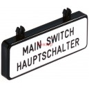 Main switch Hauptschalter