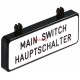 Main switch Hauptschalter