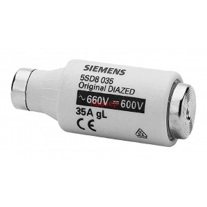 Предпазител керамичен стопяем Siemens 5SD608 DIII 35A 750V