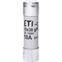 Предпазител 1000V DC за фотоволтаични панели ETI POLAM 002625105 CH 10x38mm gPV 10А