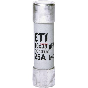 Предпазител 1000V DC за фотоволтаични панели ETI POLAM 002625139 CH 10x38mm gPV 25А