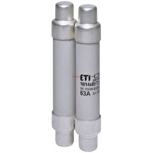 Предпазител 1000V DC за фотоволтаични панели ETI POLAM 002626241 CH 10/14x85mm gPV 63А