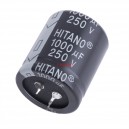 1000uF 250V Кондензатор електролитен SNAP-IN 35x42mm HITANO
