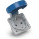 Контакт ШУКО за панелен монтаж 2P+T (немски) 16A 250V AC IP 67 Famatel 13960