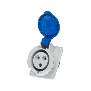 Контакт за панелен монтаж 2P+T 32A-6h/200-250V AC IP 44 IDE 02304