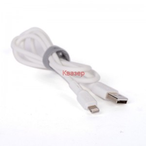 Кабел Lightning за iPhone, бял, YOURZ- 0413, 1 метър