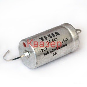 47uf 450V Tesla Axial 