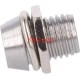 Клипс за светодиод / Държач за LED, 3mm, хром, OPTOSUPPLY