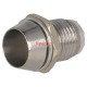Клипс за светодиод / Държач за LED, 5mm, хром, HEBEI