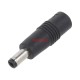 DC преходник / адаптер, прав, Вх 5.5/2.1 Изх 5.5/2.5mm