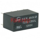Реле TDS 1202L бобина 12V DC, DPDT