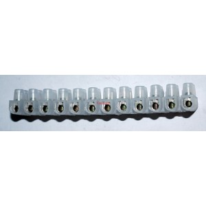 КЛЕМА ПЛАСТМАСОВA TBS-6A (PE) U-тип 12пол