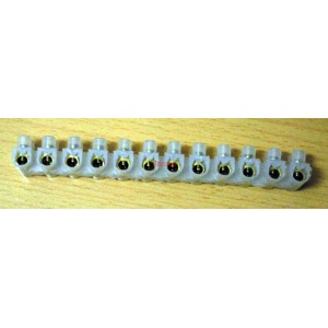 КЛЕМА ПЛАСТМАСОВА TBS-10A (PE) U-тип 12пол