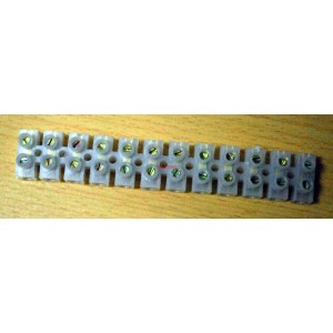 КЛЕМА ПЛАСТМАСОВА TBS-10A (PE) U-тип 12пол