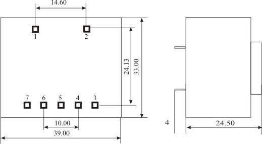 ТРАНСФОРМАТОР ANG 2VA 9V 220mA