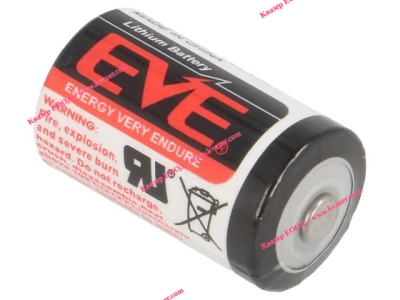 Батерия литиева ER14250 3.6V 1/2AA, 1/2R6 ф14.5x25.4mm 1200mAh, EVE BATTERY