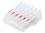 CE100F22-05-D_E Щепсел, проводник-платка, женски, PIN5, краен, 2,54mm, IDC, 22AWG
