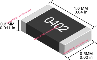  6.8nF 50V X7R  ±10%; кондензатор SMD 0402"(1005)