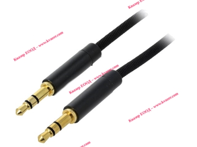 BAGBG VENTION кабел стерео жак 3.5мм (мъжки) - стерео жак 3.5мм (мъжки) , позлатени, 1.5m