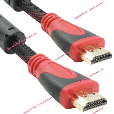Кабел, HDMI - HDMI M/М, 20m с оплетка и ферит
