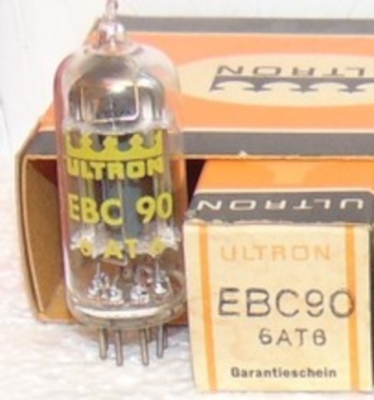 Лампа EBC90 6AT6 ULTRON