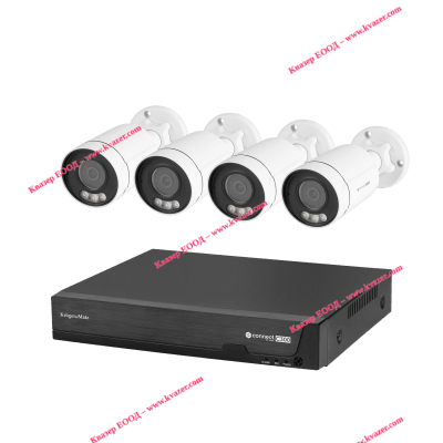 Комплект 4бр IP Камери 5 Мpixel + NVR, Kruger&Matz Connect C300 