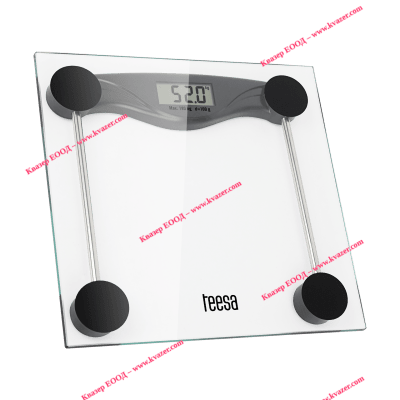 Кантар за баня, стъклен