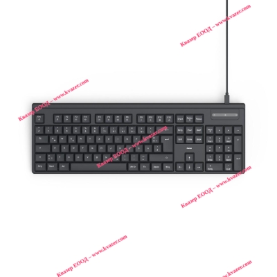Клавиатура HAMA CK-100, кирилизирана, USB-A, USB-C