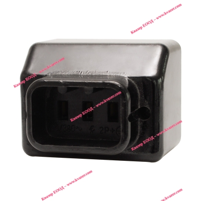 Монофазен  електрически контакт 25А 250V 2P+E