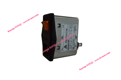 Line 06SS6-B2AH-QBO EMI filter AC 3PIN захранваща букса за компютър, мъжка / IEC 60320 C14 + ключ