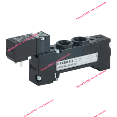 Pneumax 2431.52.00.36.06 + N338.0A 3/2NC SOLENOID VALVE 