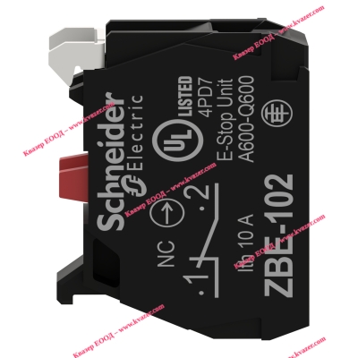 Контактен блок 1NC винтови клеми Ø22mm - ZBE102 Telemecanique / Schneider Electric