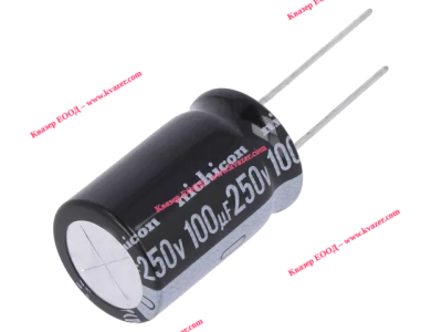 100uF 250V Кондензатор електролитен 16x25mm, NICHICON UVY2E101MHD