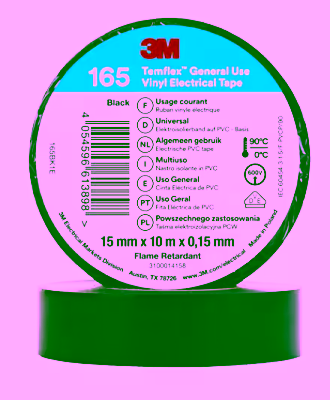 3M Изолирбанд Temflex 165 0.15mmX19mmX10m черен