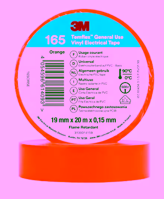 3M Изолирбанд Temflex 165 0.15mmX19mmX20m оранжев