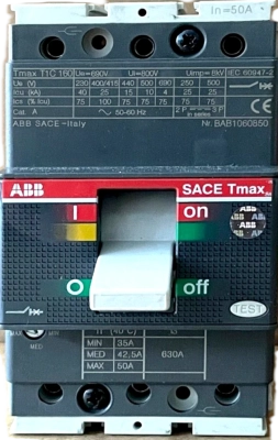 Автоматичен прекъсвач ABB SACE TMAX  T1B 160 50A
