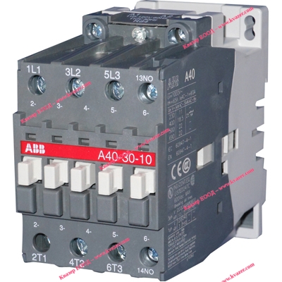 Контактор ABB A40-30-10 бобина 24V 50HZ/60HZ,  AC3 18.5KW
