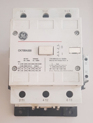 Контактор CK75BA300 75kW  с бобина 220V 50HZ General Electric