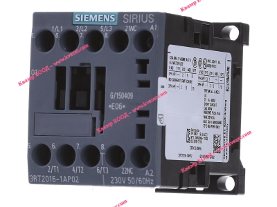 Контактор 3RT2016-1AP02 SIEMENS 3NO/1NC 9A, бобина  230V AC