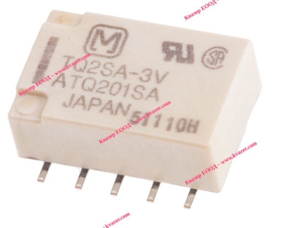  Реле 1A DPDT, бобина 3V DC,  TQ2SA-3V-Z / ATQ201SAZ-K PANASONIC