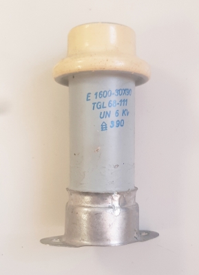 1600pF 6kV КОНДЕНЗАТОР ВИСОКОВОЛТОВ  TGL 68-111 RFT