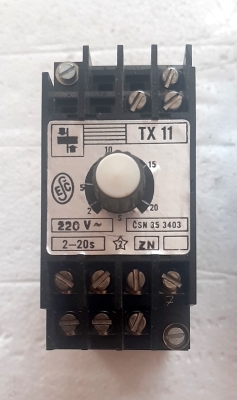 Реле TX11 ZN  таймер 2 - 20s. 220V AC