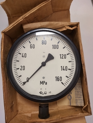 Mанометър  0 до 160 MPa ф160  M20x1,5 