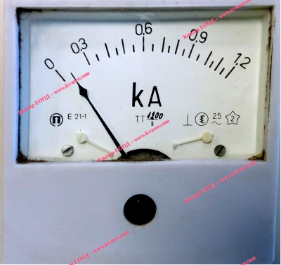 Амперметър 0-1.2kA AC 80/80mm